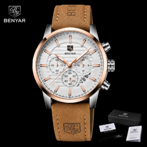 BENYAR Leather Strap Men’s Watch UAE